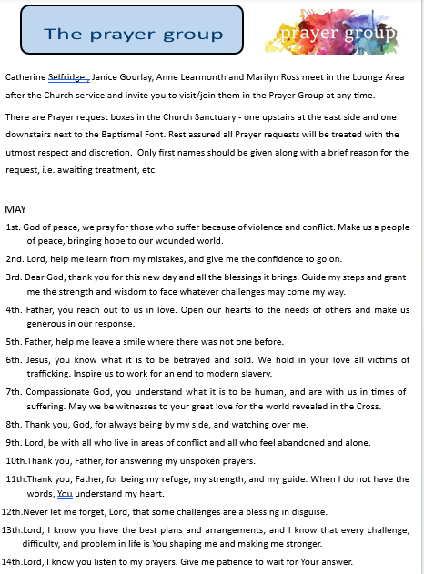 MAy Prayer 1